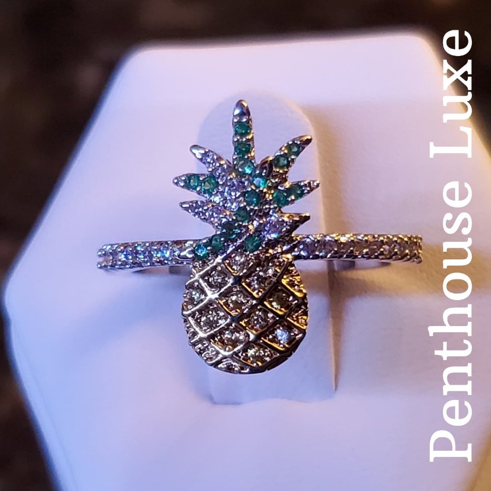 FINAL RESTOCK!! 🍍Sapphire Pineapple Ring - Picture 2 of 5